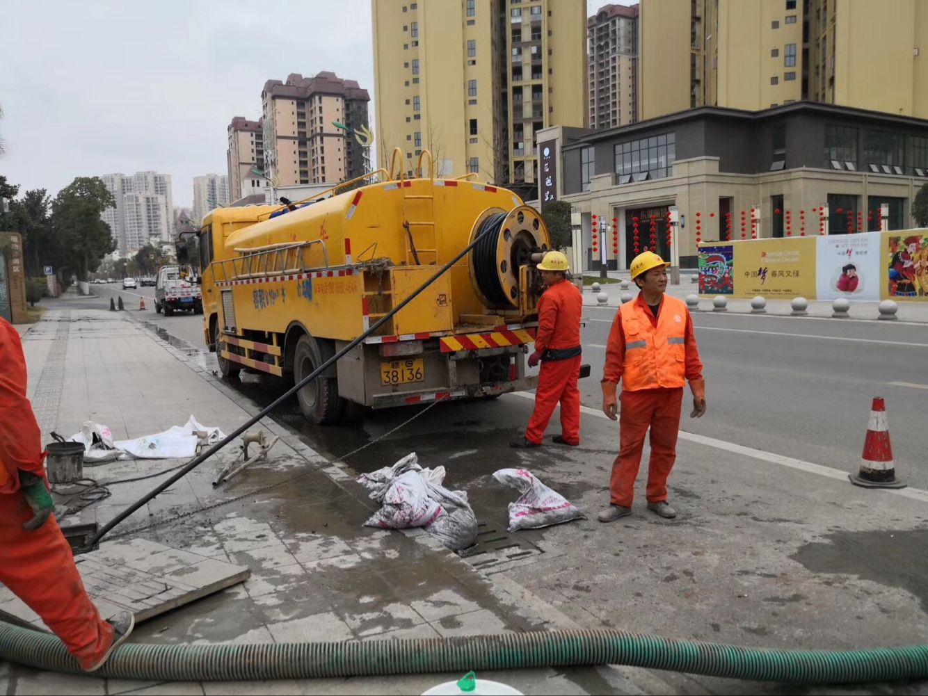 晋中排污管道清淤-管道清洗