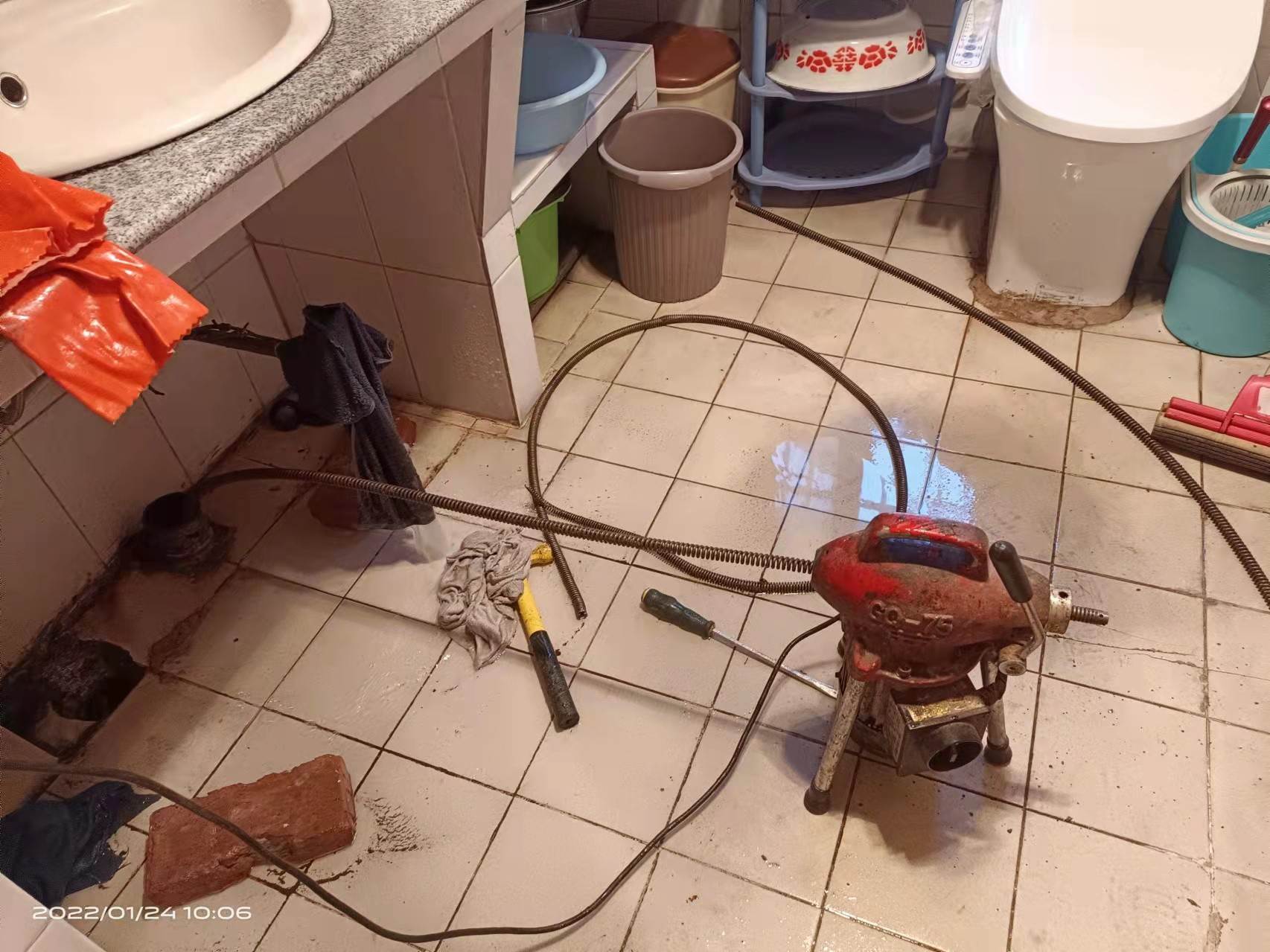 晋中疏通厨房下水道，地漏疏通